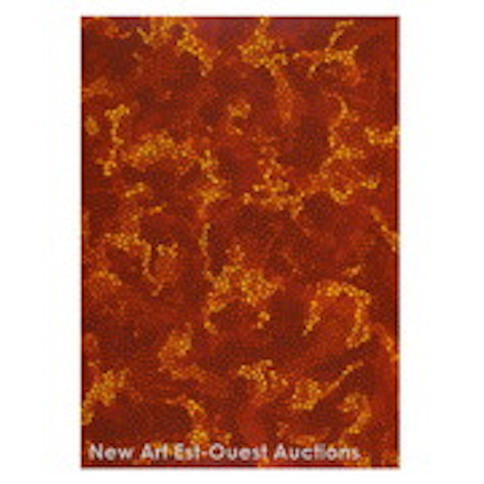 MADDER-COLORED CLOUD by Yayoi Kusama