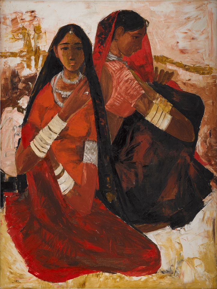 Untitled (Two Ladies) by B Prabha