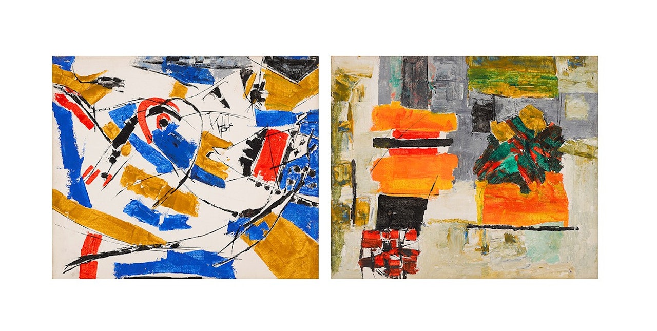 Untitled (Set of Two) by Ram Kumar