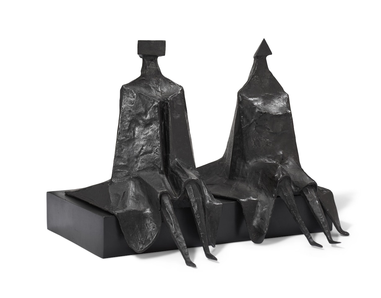 Sitting Figures in Robes II by Lynn Chadwick