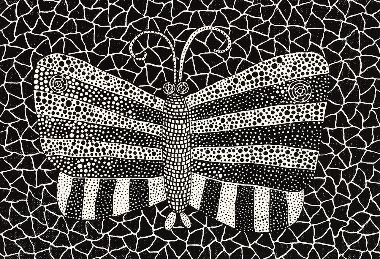 Butterfly by Yayoi Kusama