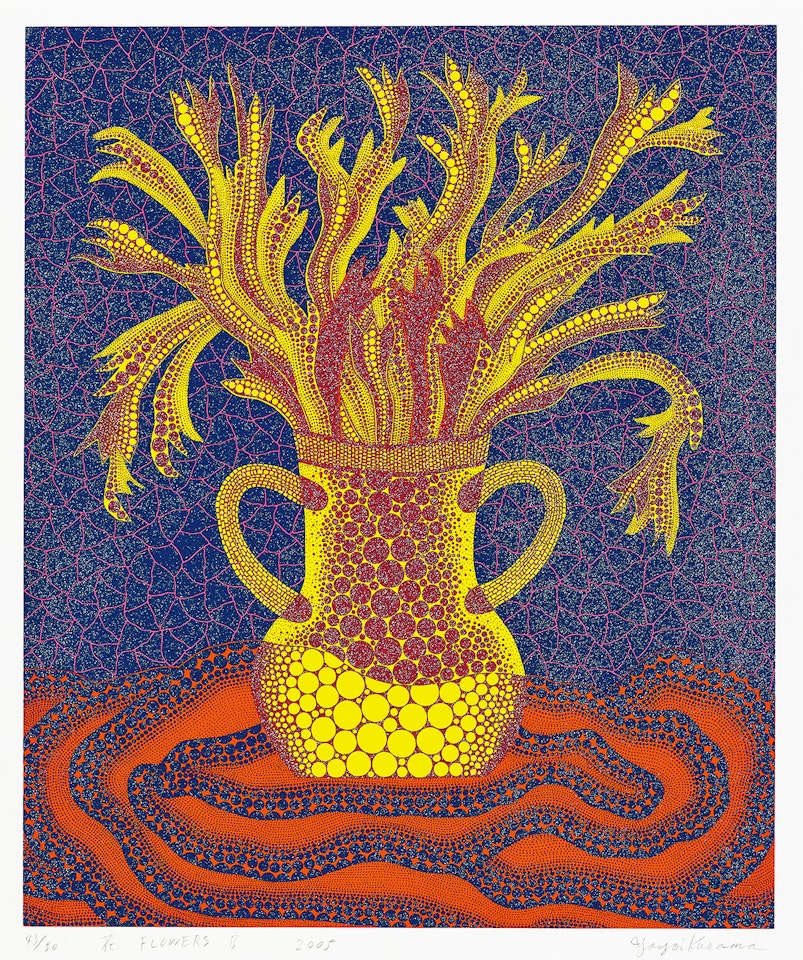 Flowers B by Yayoi Kusama