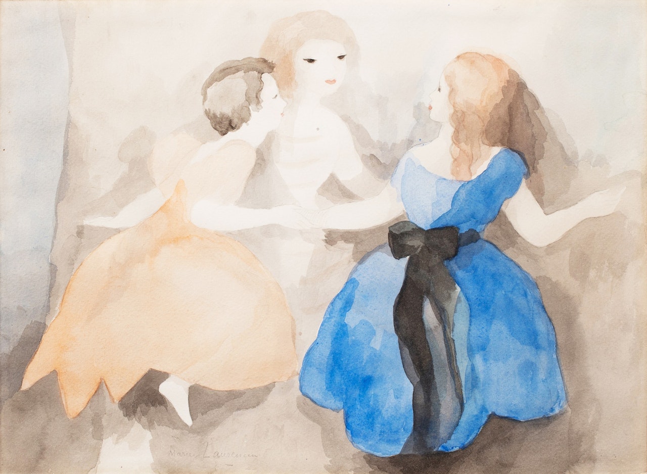 Trois fillettes dansant by Marie Laurencin