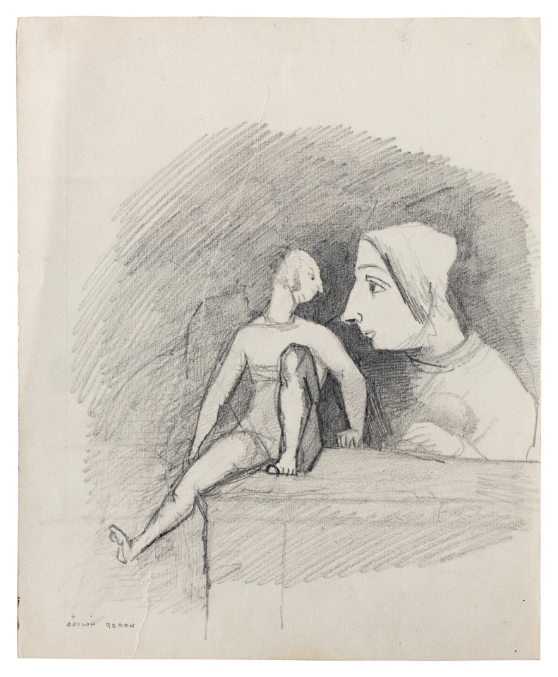 Félinerie by Odilon Redon