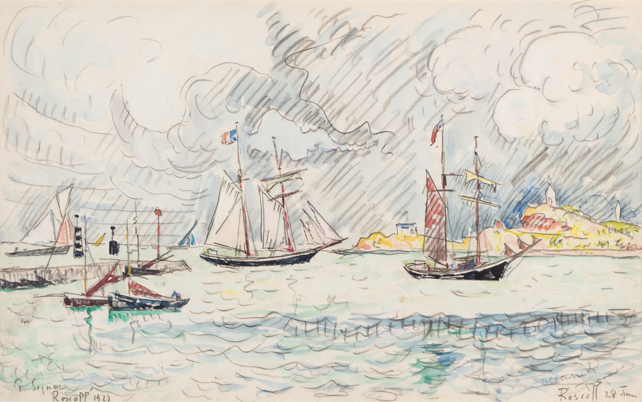 Roscoff by Paul Signac