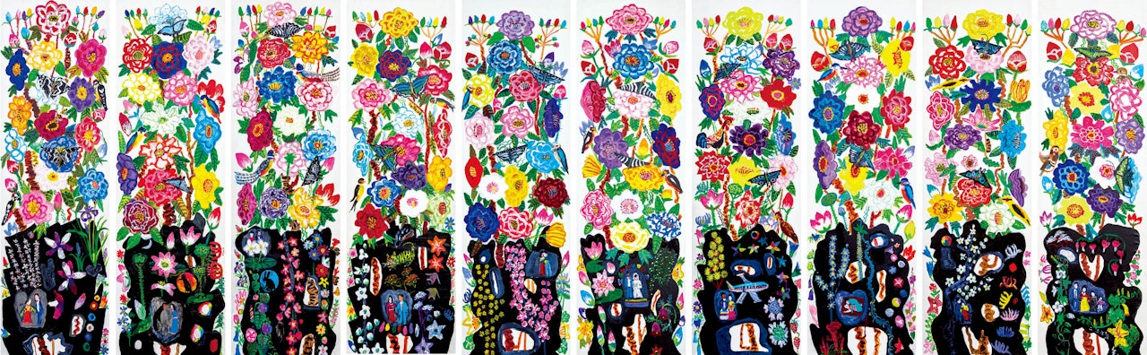 Flowers and Birds by Kim Chong Hak