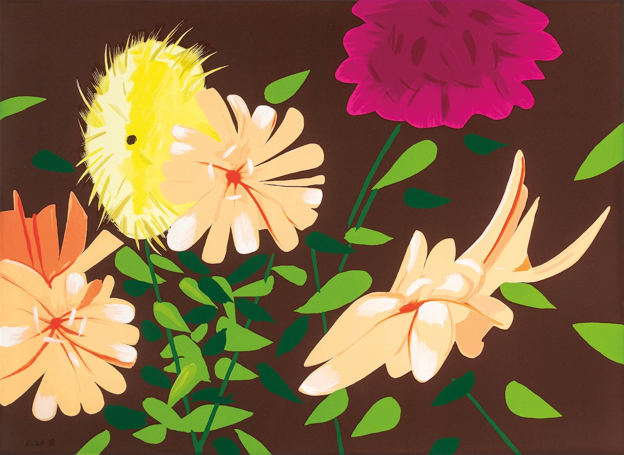 Late Summer Flowers by Alex Katz