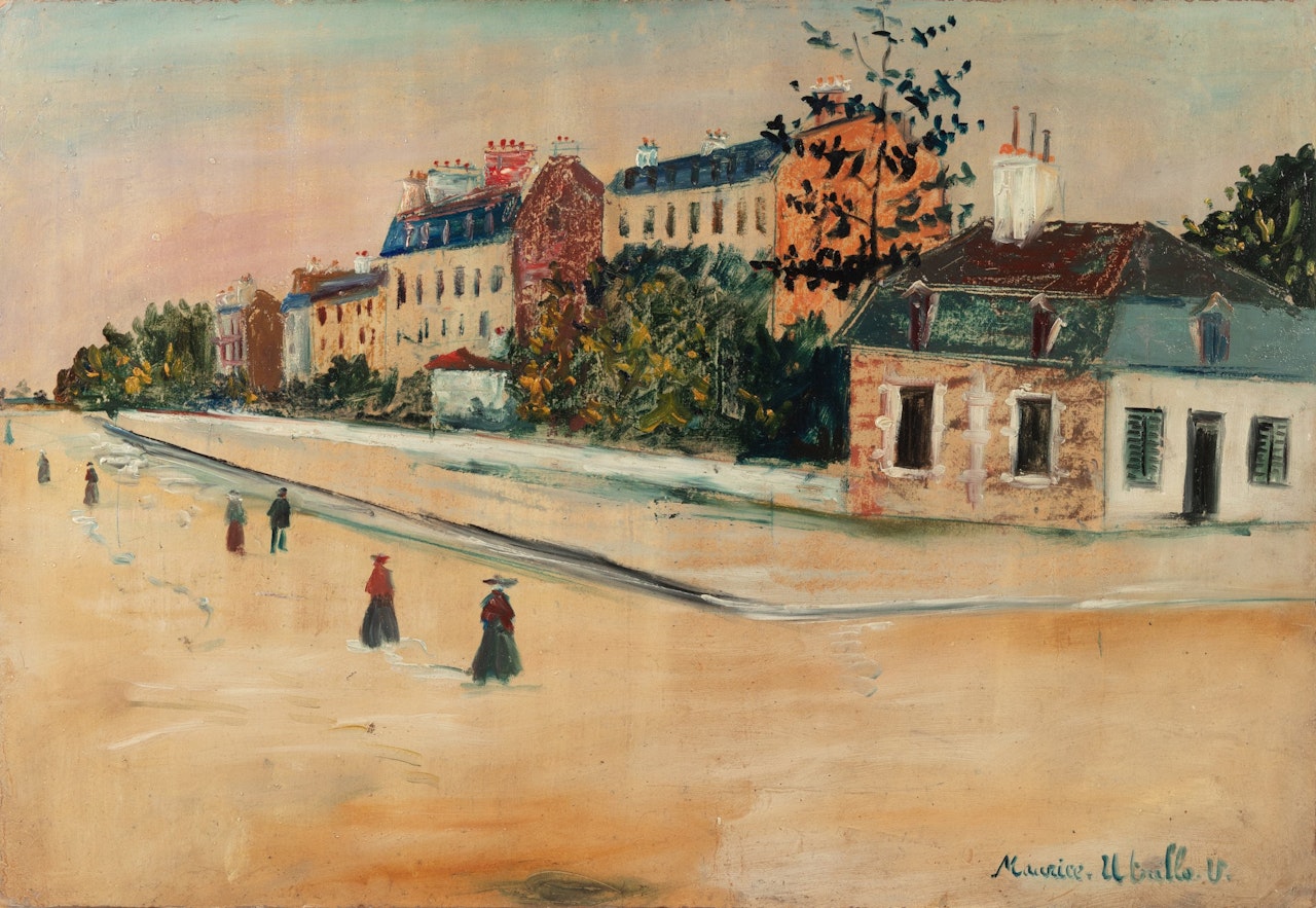 Paysage de banlieue by Maurice Utrillo