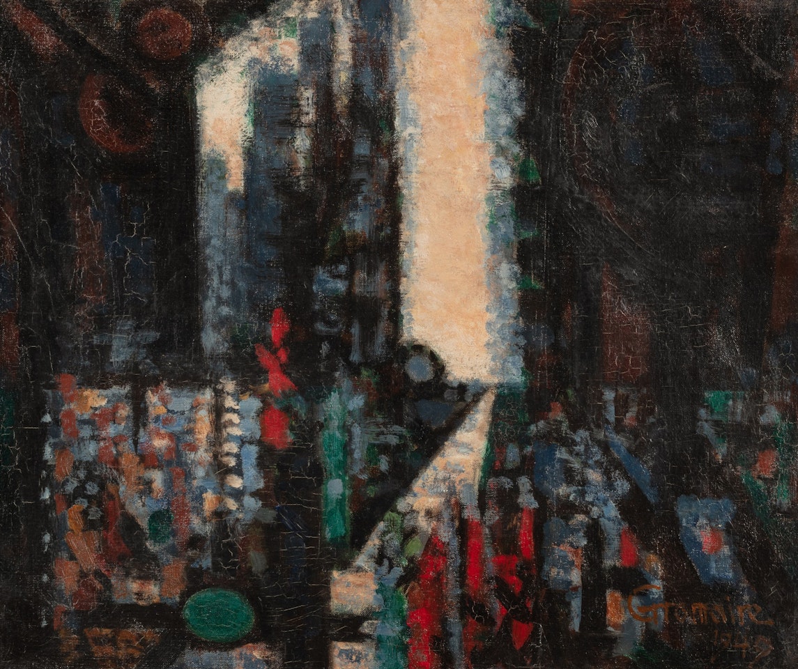 Paysage avec fleurs des champs by Marcel Gromaire