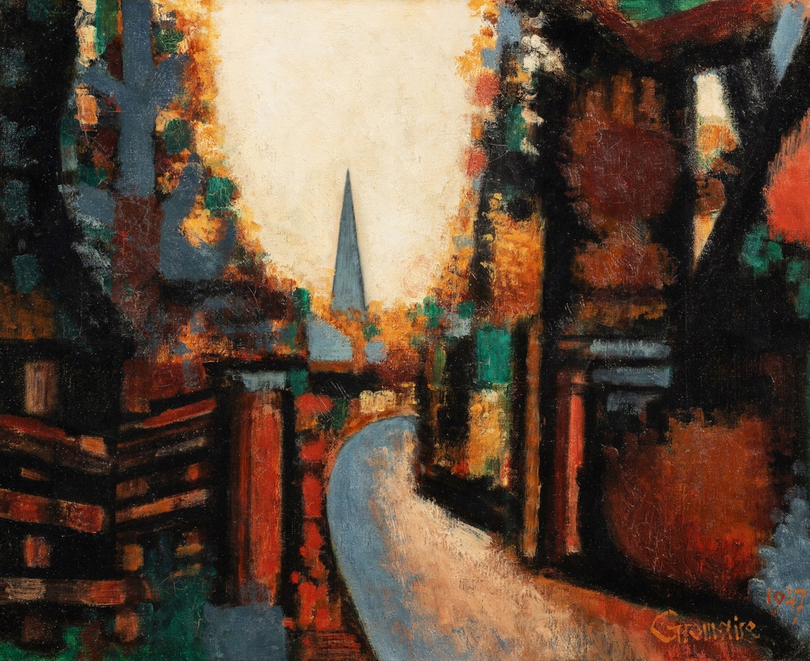 Chemin tournant by Marcel Gromaire