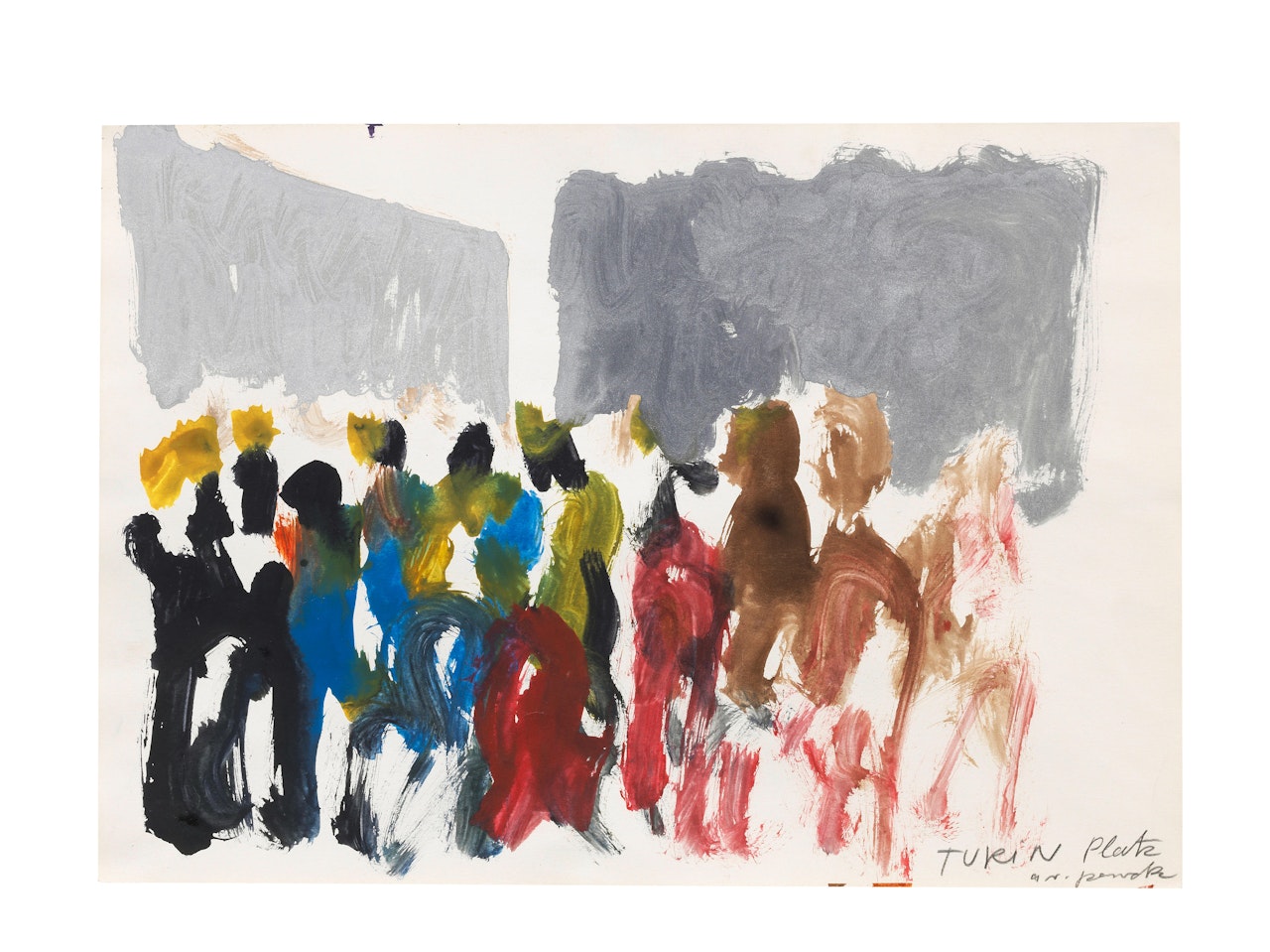 Turin Platz by A.R. Penck