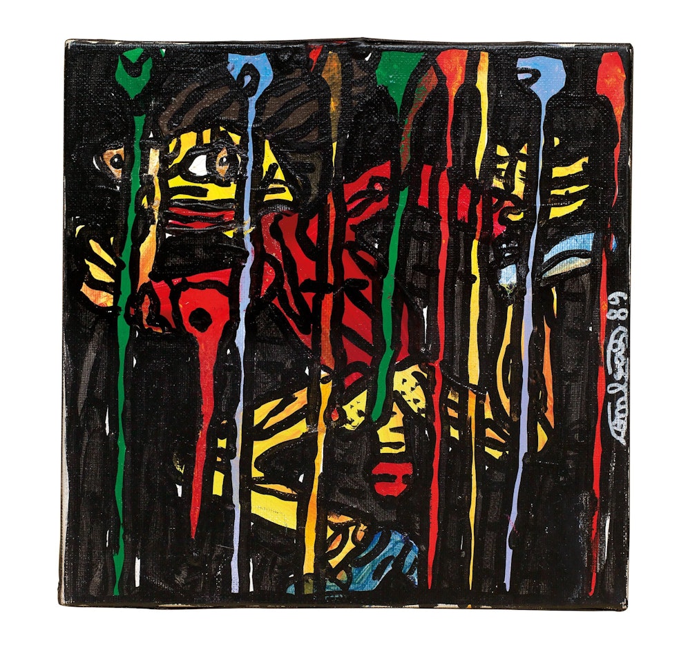 Running Man by Robert Combas