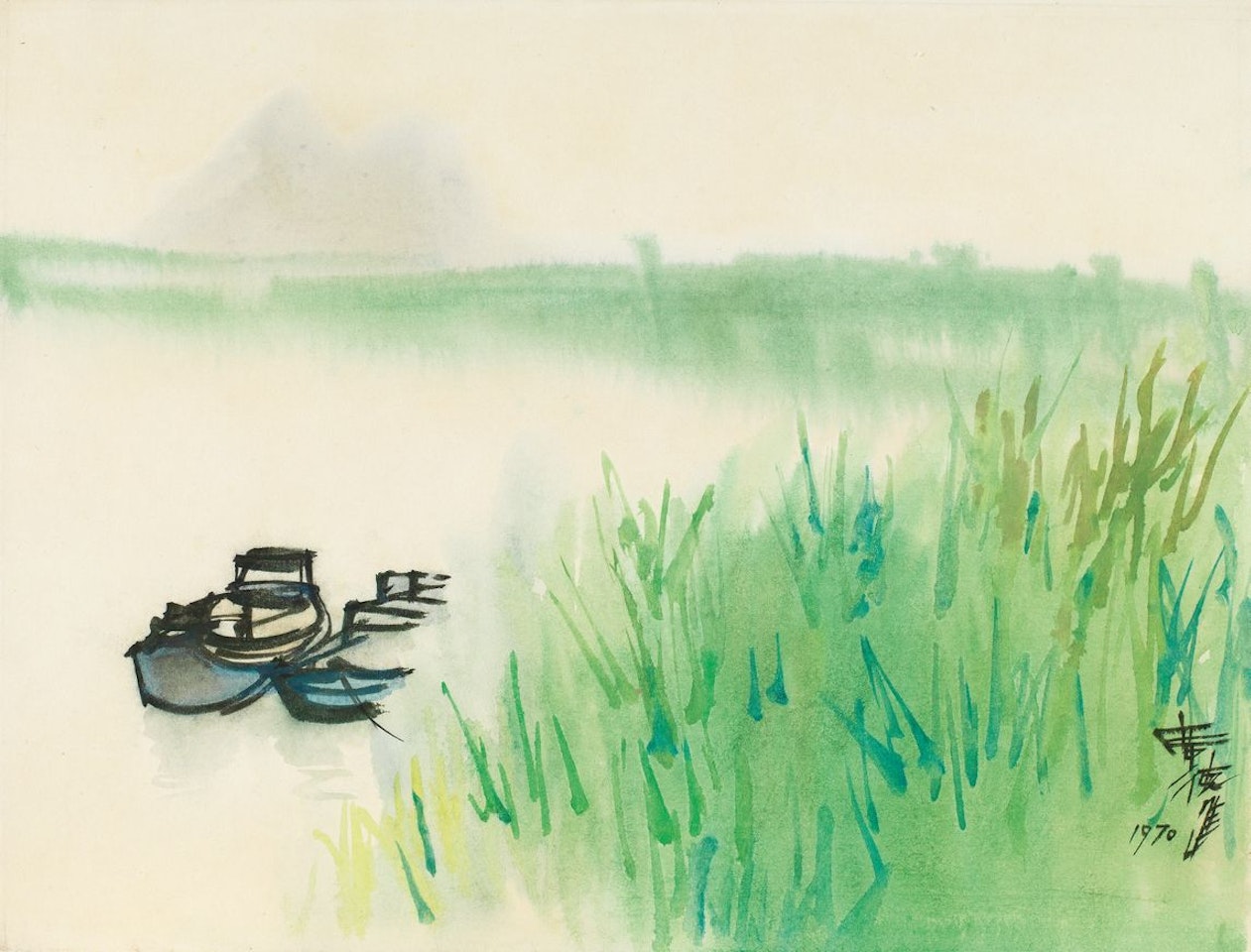 Landscape by Xi Dejin