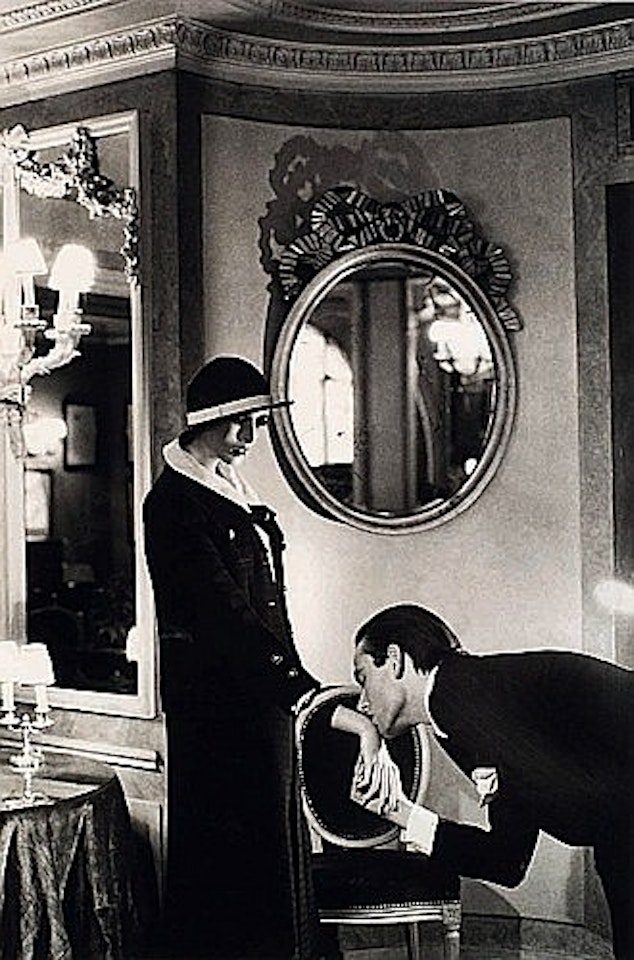 Upstairs at Maxim's by Helmut Newton