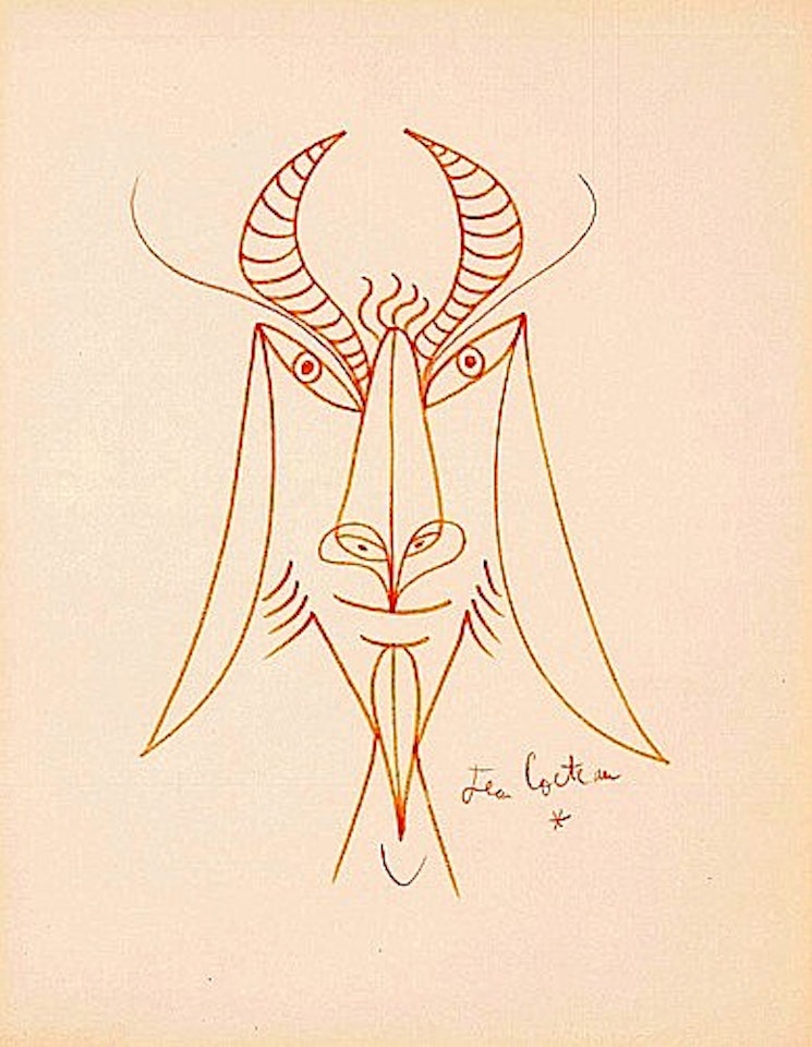 Tete de chevre-pied by Jean Cocteau