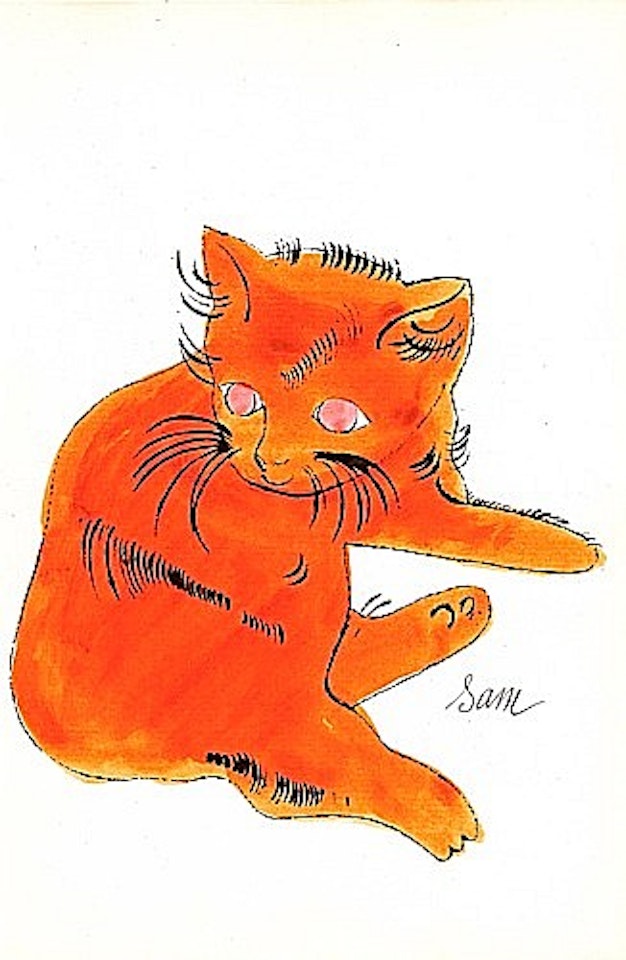 Cats, from 25 cats name Sam by Andy Warhol