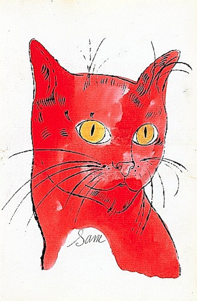 Cats, from 25 cats name Sam by Andy Warhol