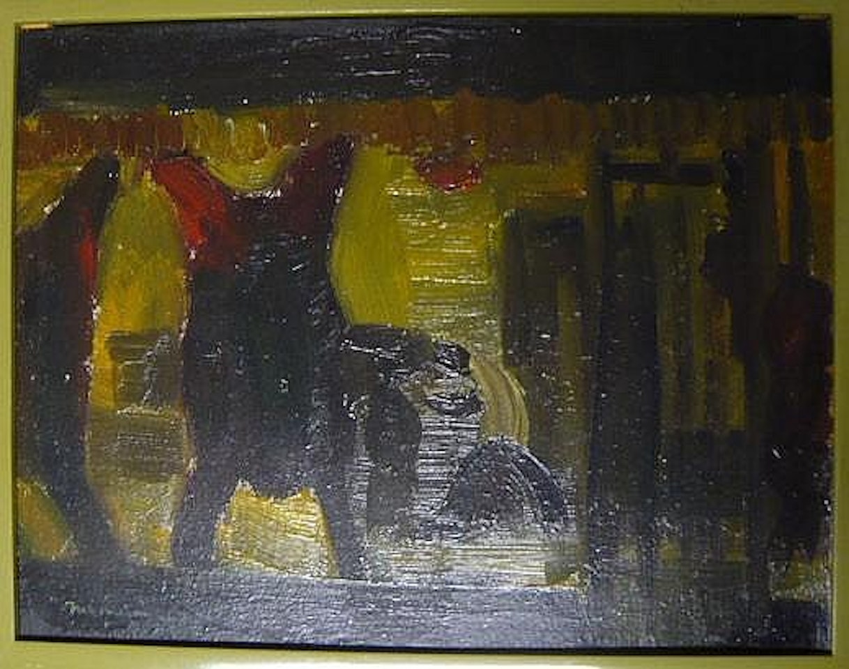 La boucherie by Jean Messagier