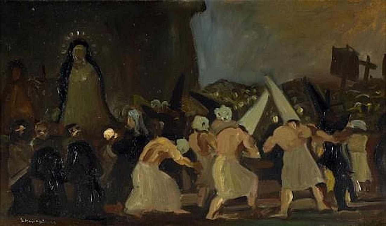 Copie d'après Goya by Jean Messagier