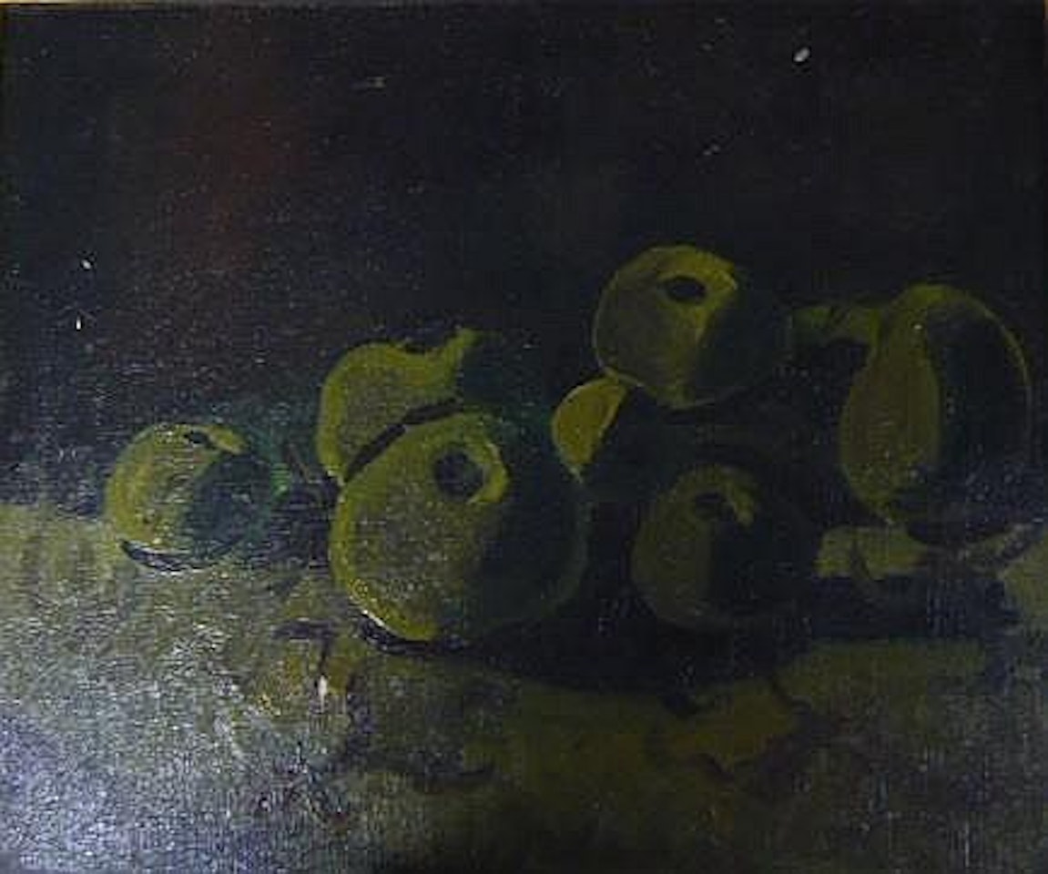 Nature morte aux pommes by Jean Messagier