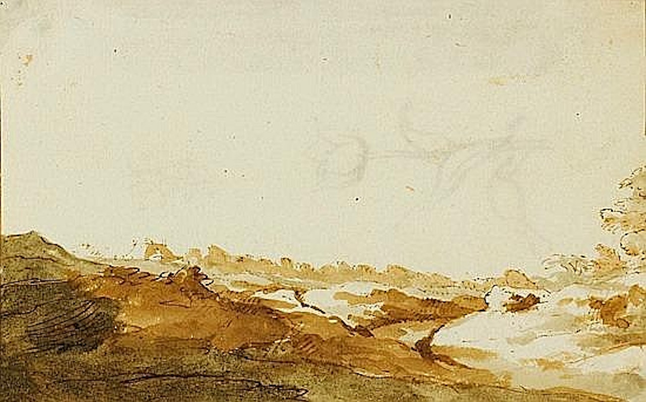 Paysage rocheux by Jan de Bisschop