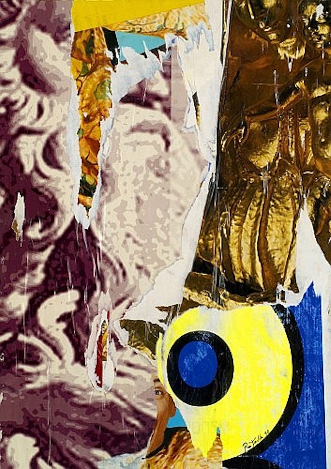 Décollage-composizione by Mimmo Rotella