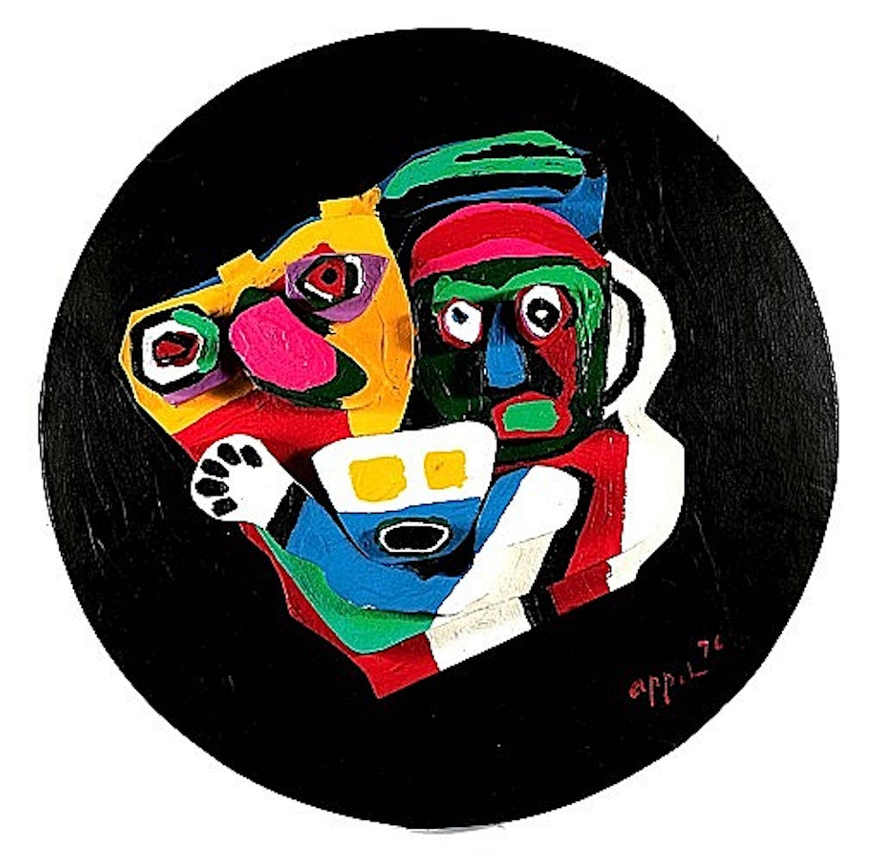 Three heads by Karel Appel