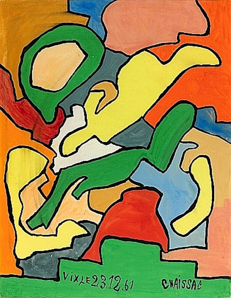 Composition by Gaston Chaissac