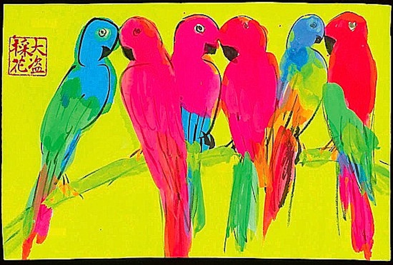 The colorful sextet by Walasse Ting