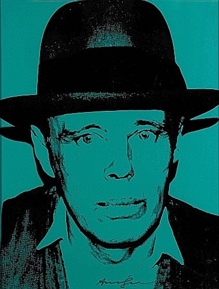 Portrait of Joseph Beuys, 3rd State by Andy Warhol