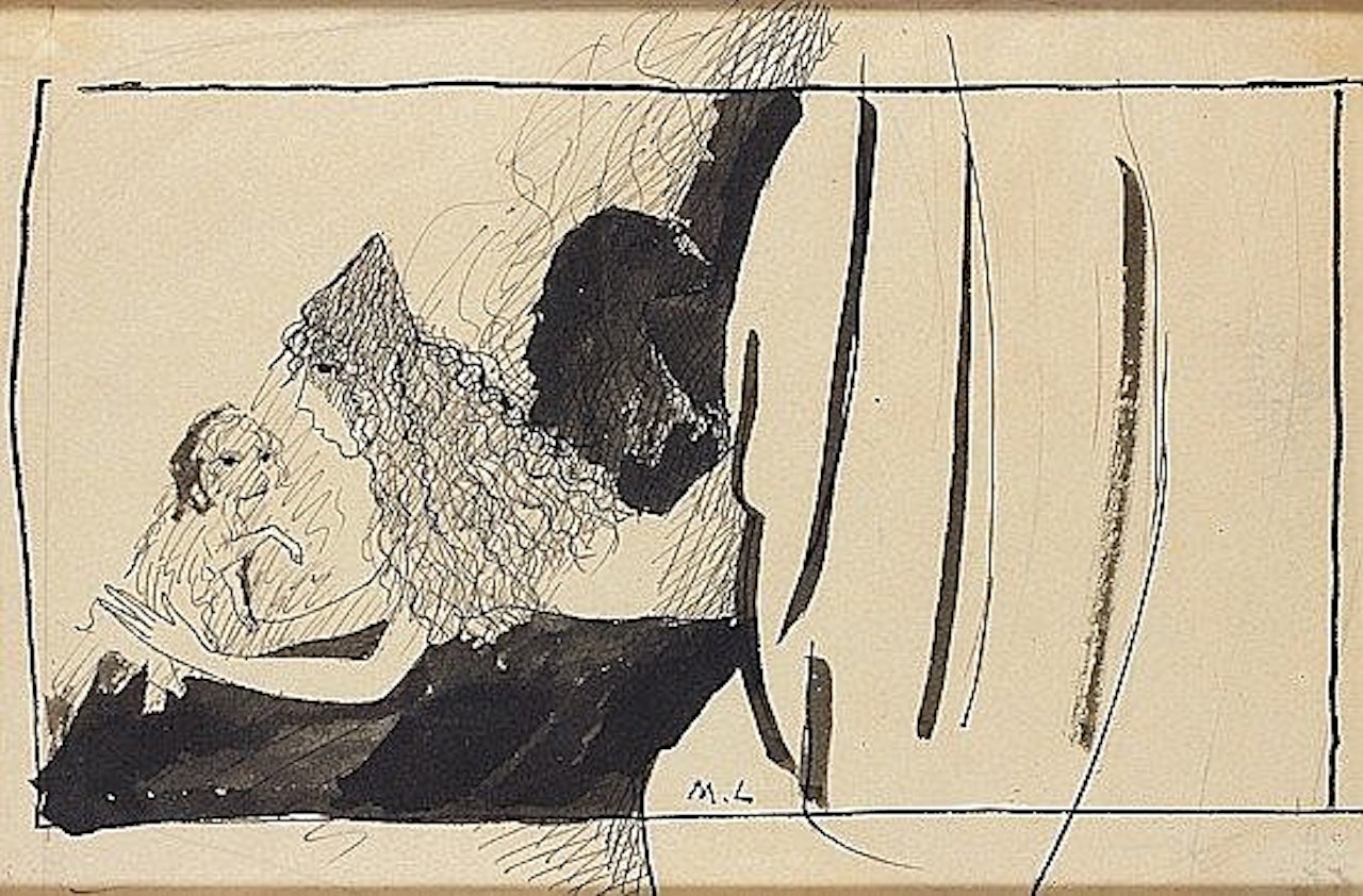 Femme et chien by Marie Laurencin