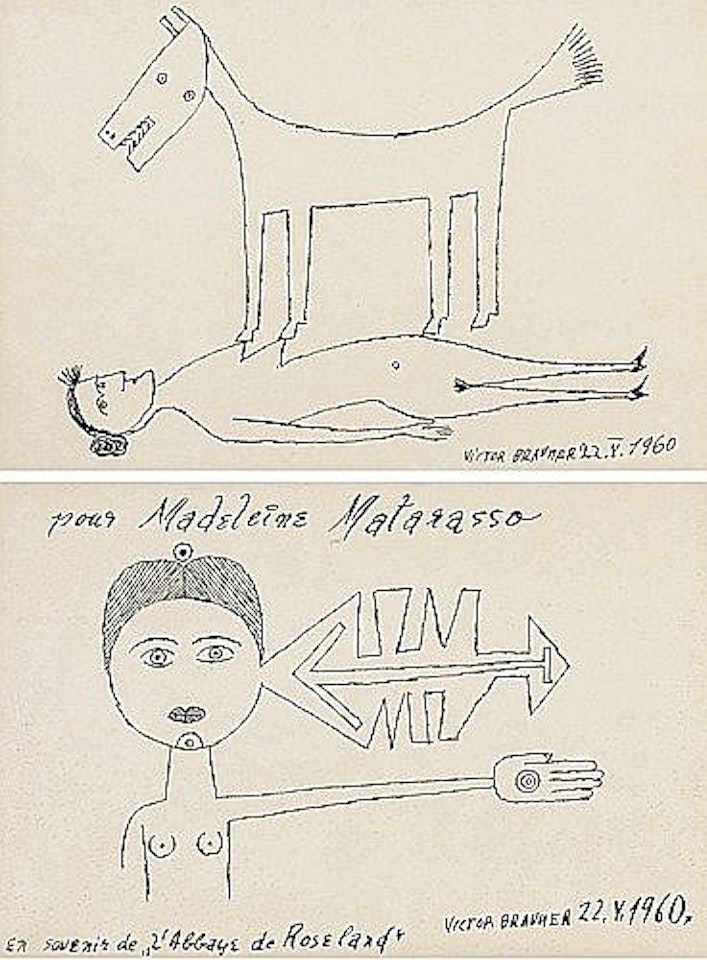 Le souvenir de l'Abbaye de Roseland by Victor Brauner