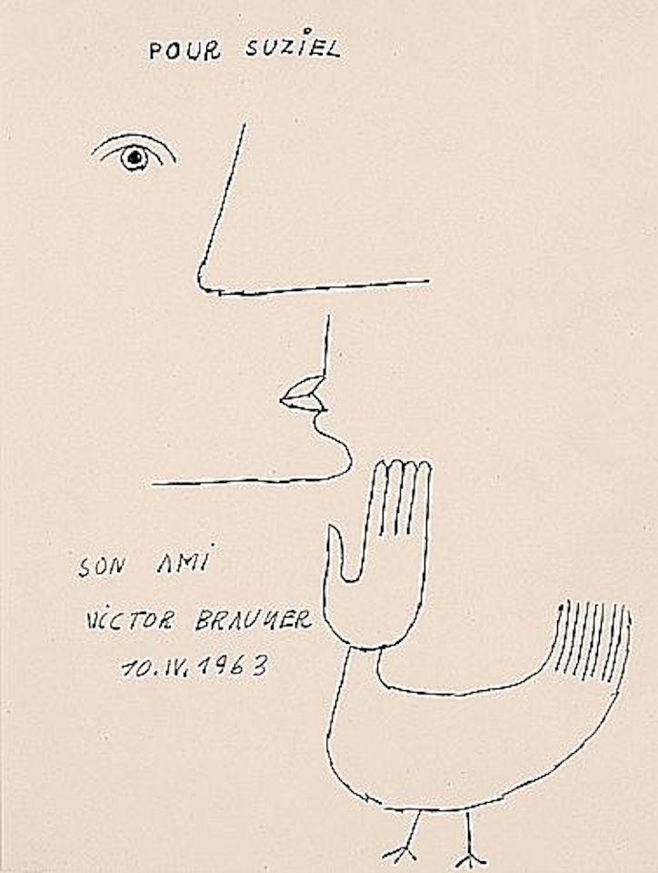 Visage et main by Victor Brauner