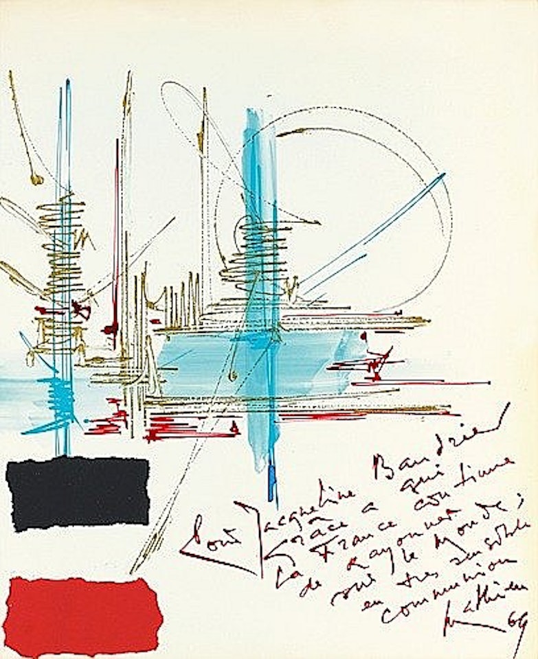 Composition by Georges Mathieu