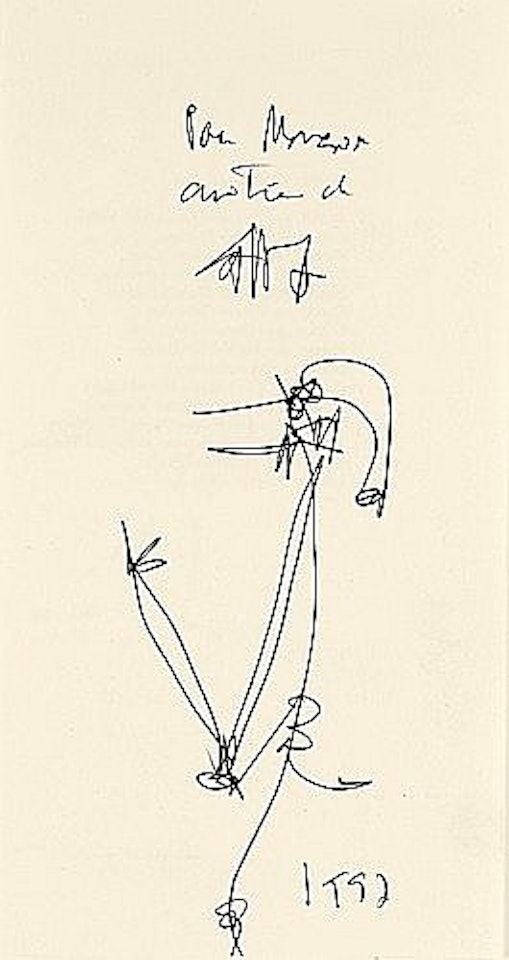 Composition by Antonio Saura