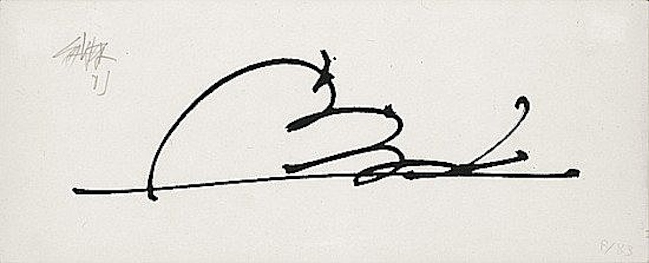 Composition by Antonio Saura