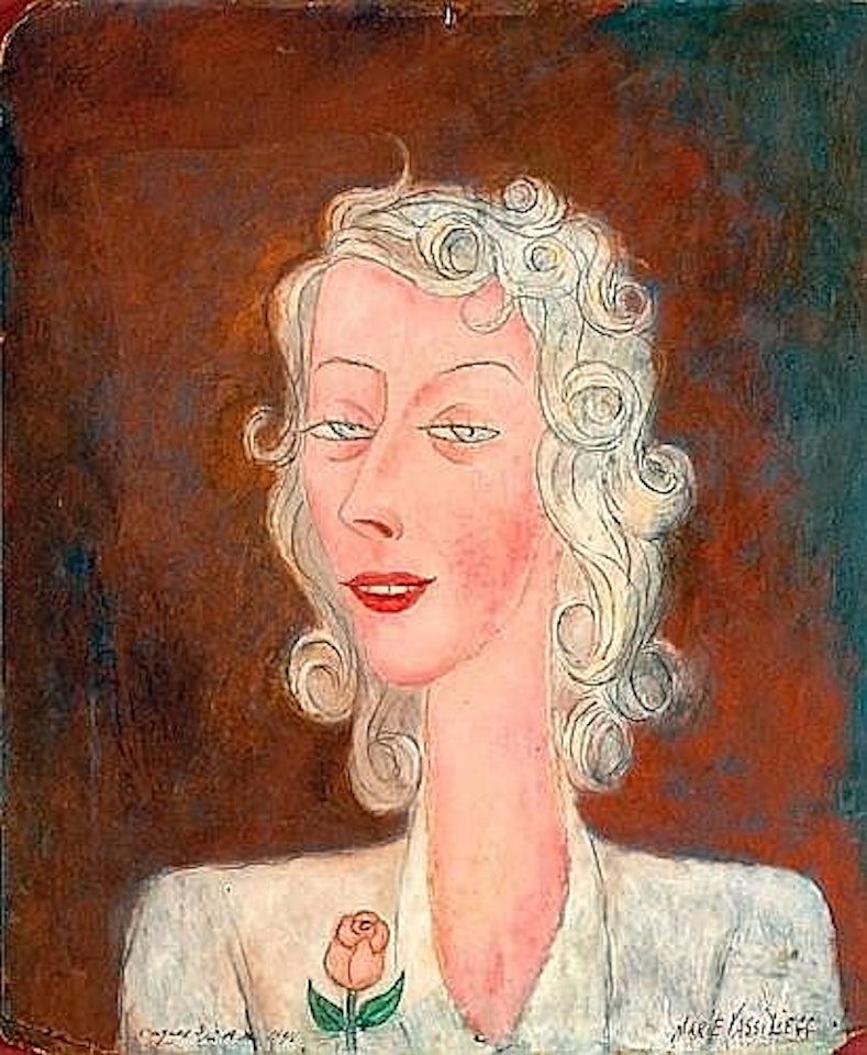 Femme à la rose by Marie Vassilieff