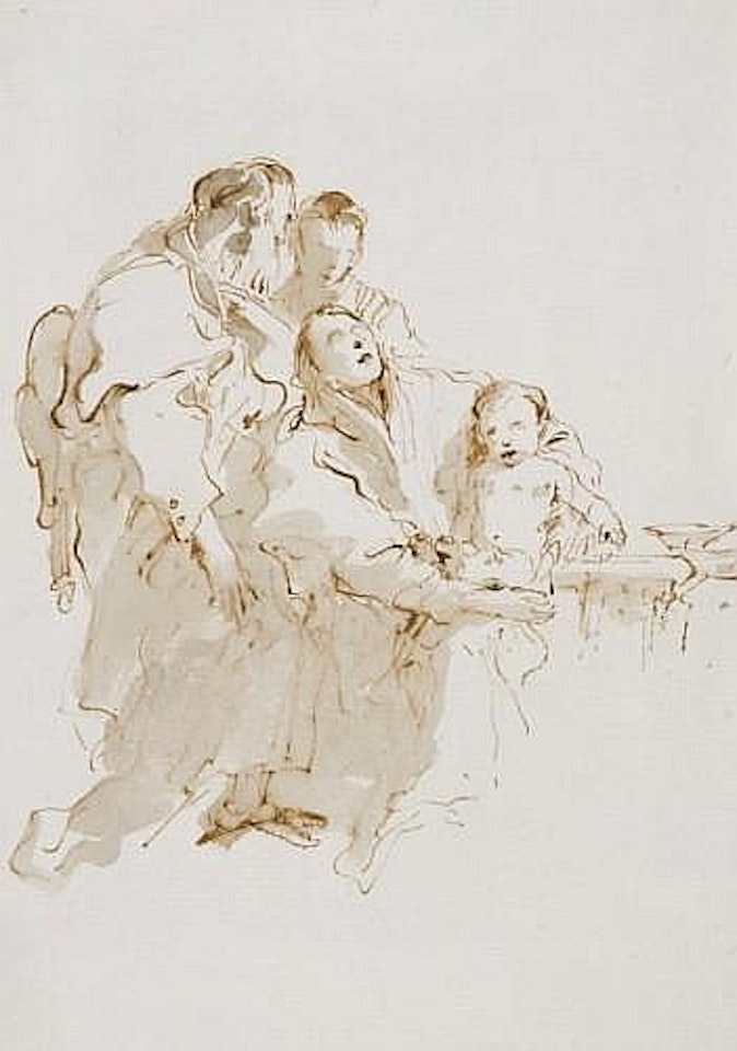 La Sainte Famille by Giovanni Battista Tiepolo