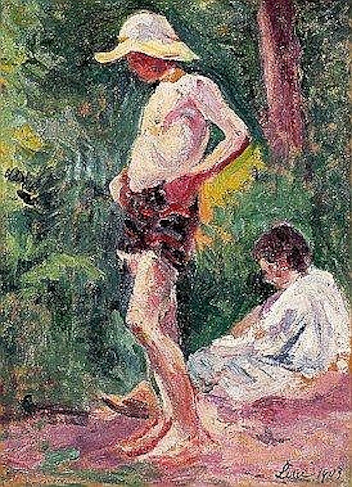 Moulineux, baigneurs by Maximilien Luce