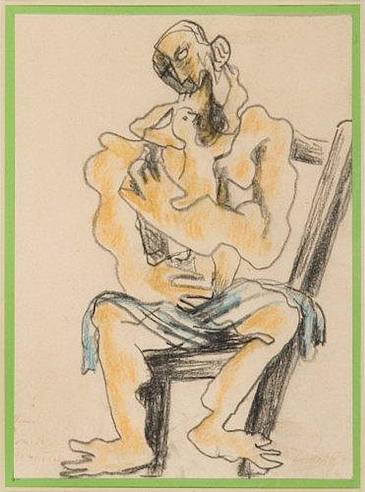 Père et son enfant by Ossip Zadkine