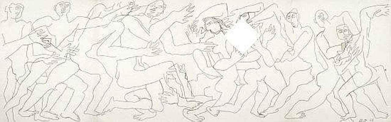 Frise de guérriers by Ossip Zadkine