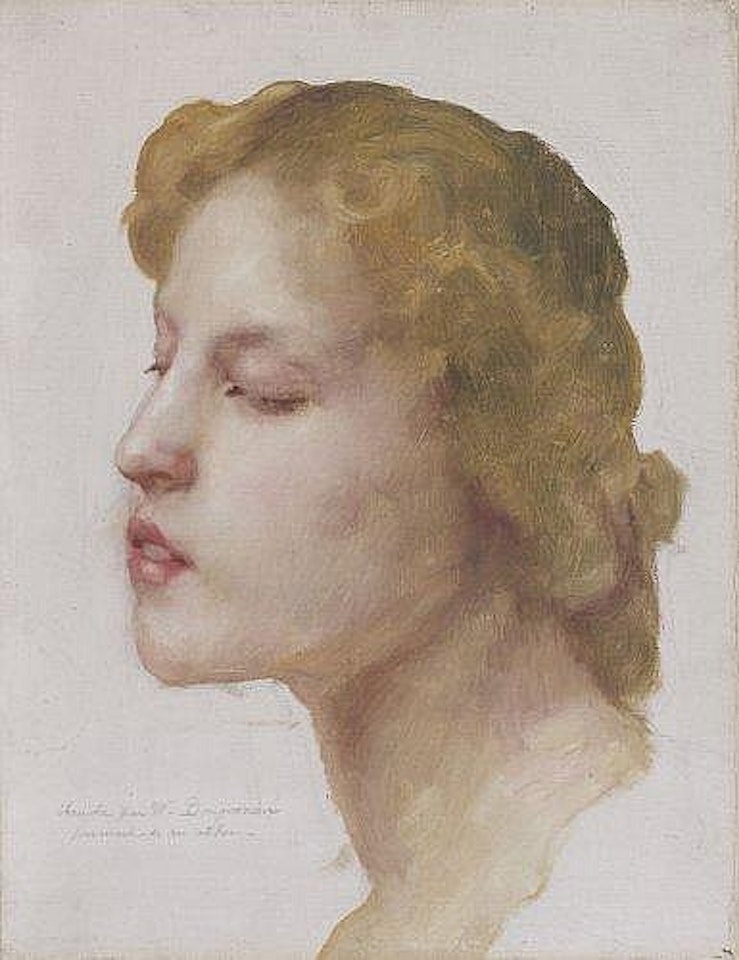 Etude de tete by William-Adolphe Bouguereau