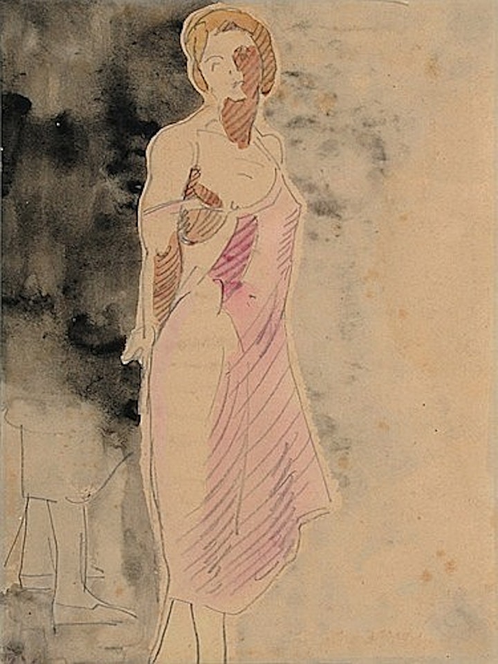 Femme en deshabille rose by Louis Valtat