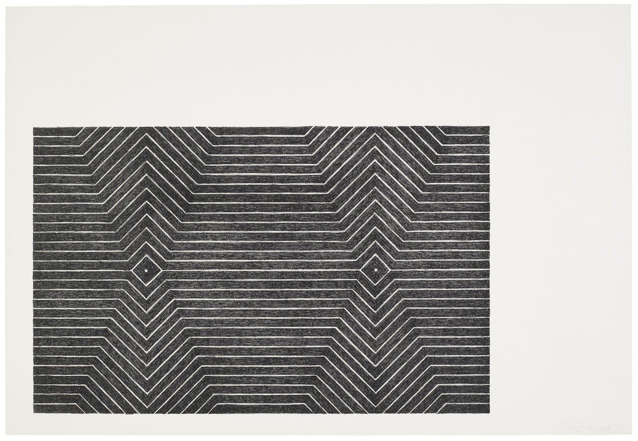 Gavotte, from Black Series II by Frank Stella