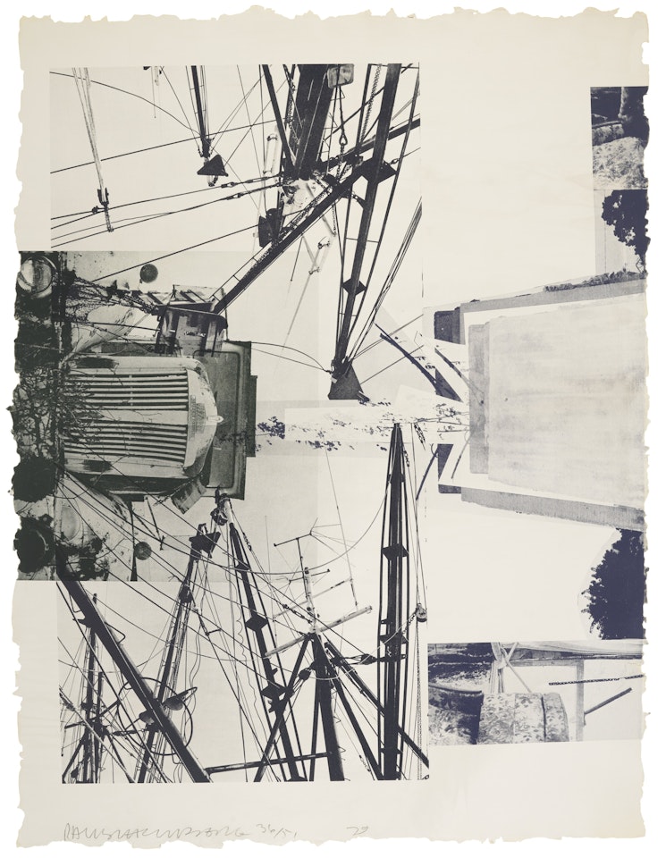 Steel Arbor, from Rookery Mounds by Robert Rauschenberg