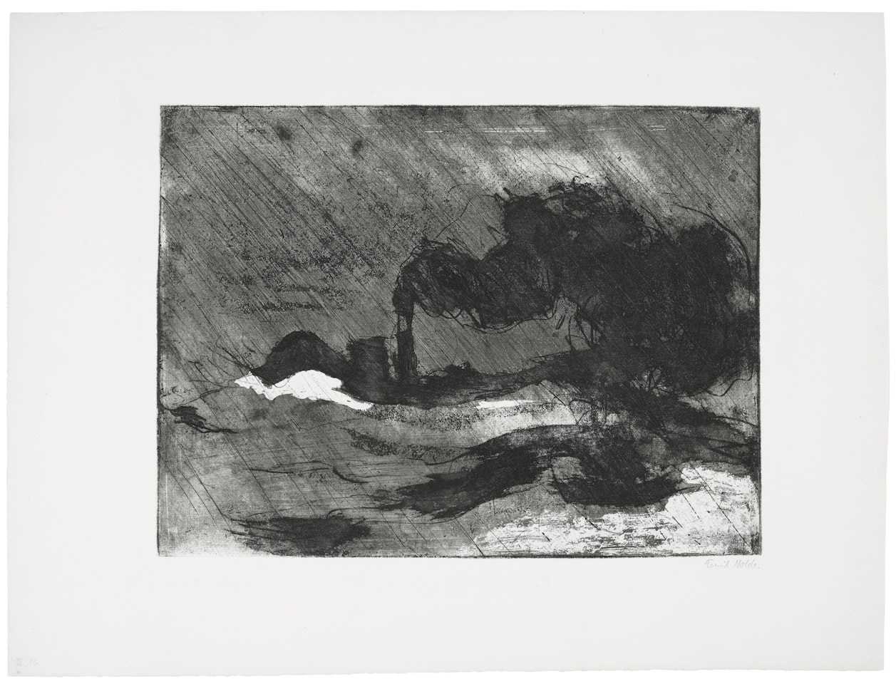 Dampfer (groß, dunkel), Steamer (Large Dark) by Emil Nolde