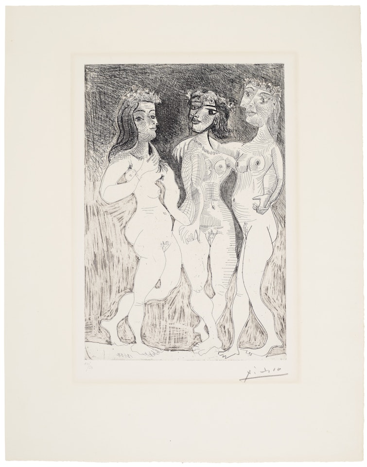 Trois femmes by Pablo Picasso