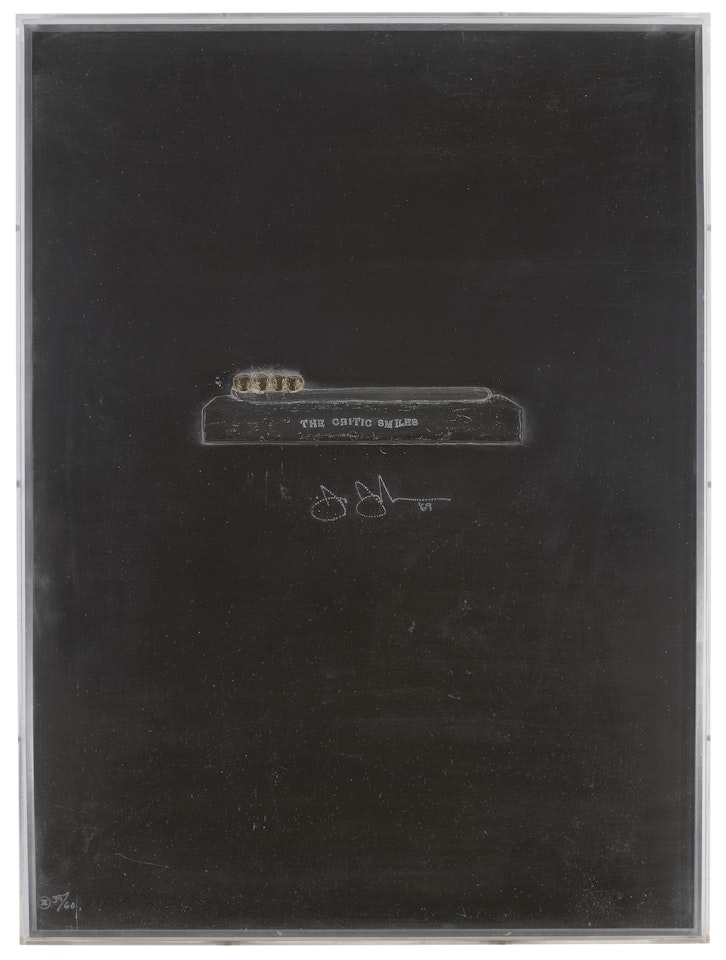 The Critic Smiles, from Lead Reliefs by Jasper Johns