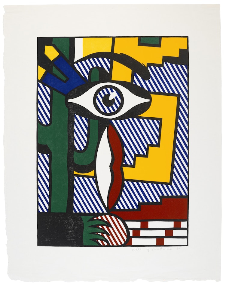 American Indian Theme III, from American Indian Theme Series by Roy Lichtenstein