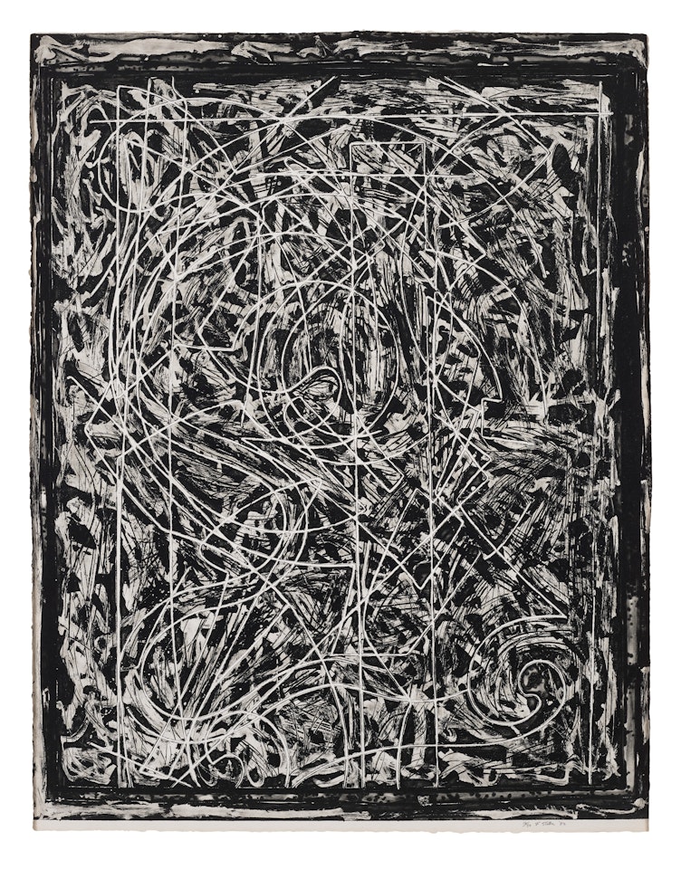 Talladega Three I, from Circuits by Frank Stella